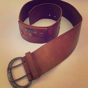 DIESEL LEATHER BELT Size 95cm